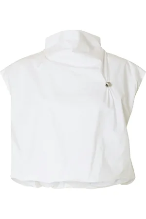 SELECTED Slfdelia Sl Top Tops Blouses Short-sleeved White