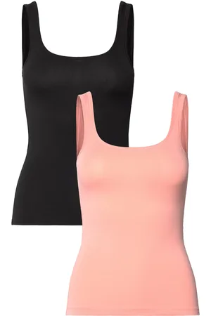 HUGO BOSS Twin Vest Tops T-shirts & Tops Sleeveless Black