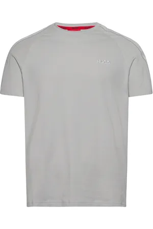 HUGO BOSS Tonal Logo T-Shirt Tops T-Kortærmet Skjorte Grey