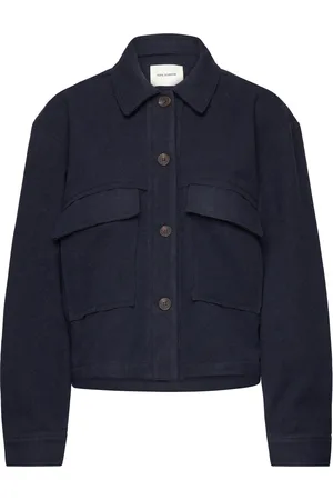 Sofie Schnoor Bennysw Jacket Uldjakke Jakke Navy