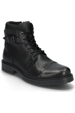 JACK & JONES Jfwdexter Leather Boot Sn Snørestøvler Black Jack & J S