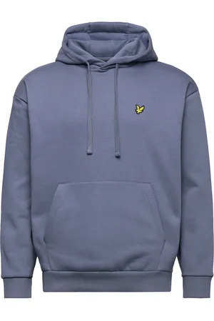Lyle & Scott Over D Pullover Hoodie Tops Sweatshirts & Hoodies Hoodies Blue