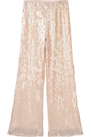Ivo Nikkolo Wide Leg Trousers, Talash Bottoms Trousers Wide Leg Cream
