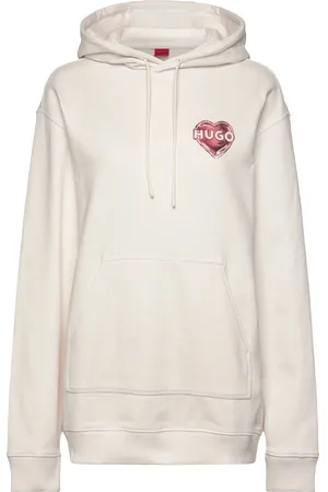 HUGO BOSS Dejandra Tops Sweatshirts & Hoodies Hoodies Cream