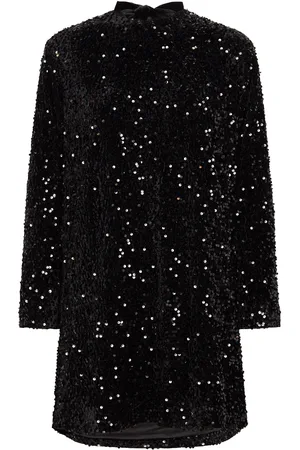 Norr Milan Ls Dress Kort Kjole Black