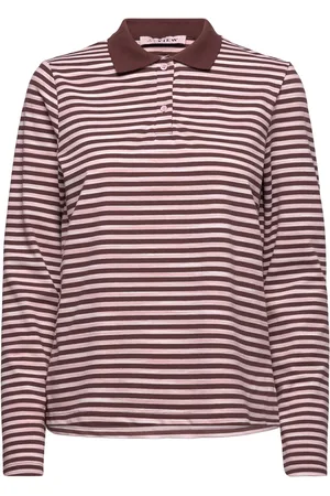 A-View Bodil Blouse Tops T-shirts & Tops Long-sleeved Brown