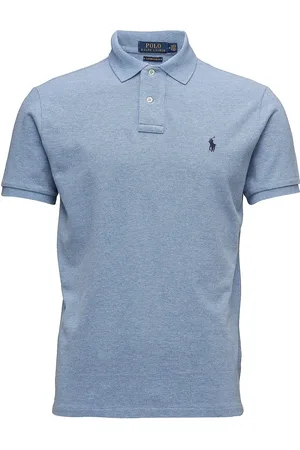 Ralph Lauren The Iconic Mesh Polo Shirt Tops Polos Short-sleeved Blue