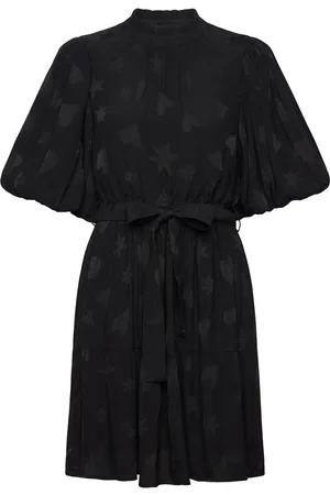 Fabienne Chapot Roxy Jacquard Dress Kort Kjole Black