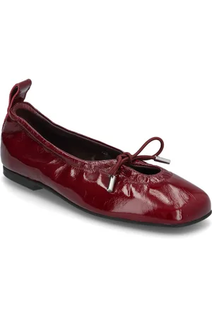 ALOHAS Rosalind Onix Burgundy Leather Ballet Flats Ballerinasko Ballerinaer Burgundy