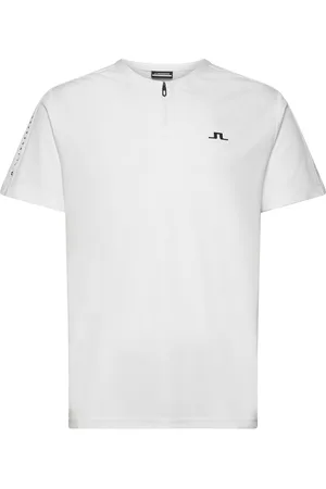 J Lindeberg Antonio T-Shirt Sport Men Men Sports Clothes Sport Tops Sport T-Skjorte White