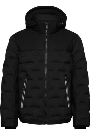 TOM TAILOR Hybrid Puffer Jacket Foret Jakke Black