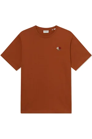 Les Deux Clyde T-Shirt Tops T-Kortærmet Skjorte Orange