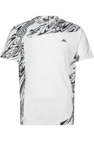 J Lindeberg Niccolo T-Shirt Sport Men Men Sports Clothes Sport Tops Sport T-Skjorte White