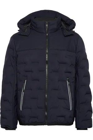 TOM TAILOR Hybrid Puffer Jacket Foret Jakke Navy