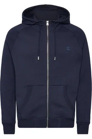 Timberland Brushed Back Full Zip Hoodie Designers Sweatshirts & Hoodies Hoodies Navy