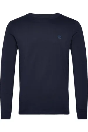 Timberland Long Sleeve Tee Tops T-Langærmet Skjorte Navy