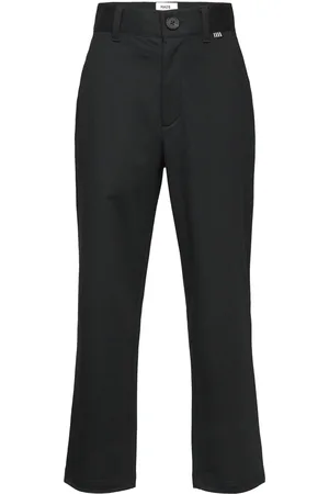 Mads Norgaard Metropolis Maison Pants Bottoms Chinos Black
