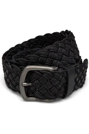 HUGO BOSS Sash-Wnlc_Sz35 Accessories Belts Braided Belt Black