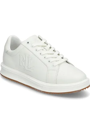 Ralph Lauren Ainsley Leather Sneaker Low-top Sneakers White