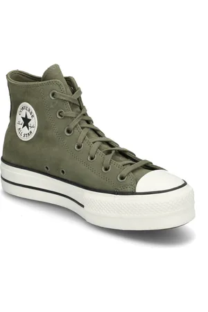 Converse Chuck Taylor All Star Lift Sport Women Sport Shoes Sport Sneakers Sport High Top Sneakers Khaki Green