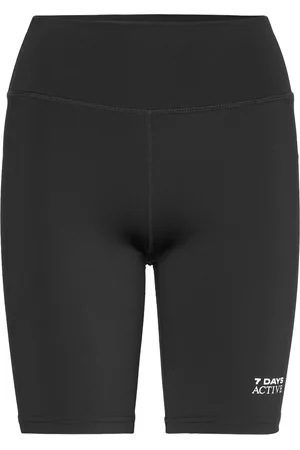 7 DAYS ACTIVE Signature Bike Shorts Sport Women Sport Clothing Sport Tights Sport Training Tights Black