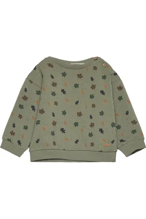 Minymo 2 Piece Set Sets Sets With Long-sleeved T-shirt Green