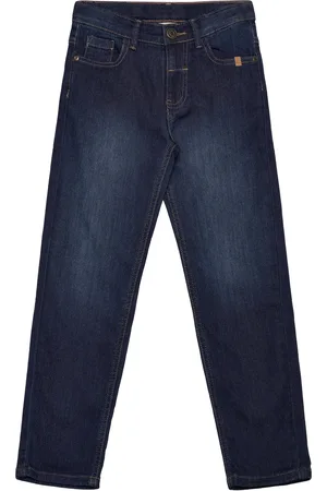 Minymo Pants Sweat Denim Bottoms Jeans Navy