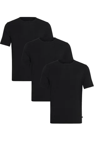 HUGO BOSS Tshirt Rn 3P Bamboo Tops T-Kortærmet Skjorte Black