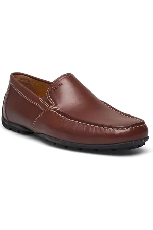 Geox U M R V Loafers Flade Sko Brown