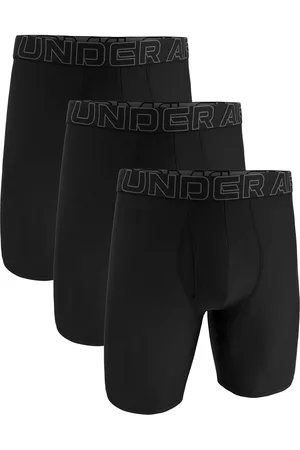 Under Armour Ua Performance Tech Mesh -Solid 9 In 3Pk Sport Men Sport Clothing Sport Underwear Sport Boxers Black
