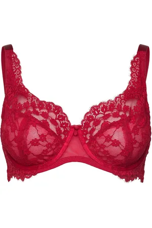 Hunkemöller Daisy Non-Padded Underwired Bra Lingerie Bras & Tops Wired Bras Red
