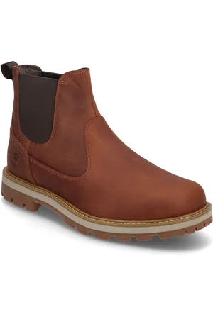 Timberland Mid Chelsea Boot Støvlet Chelsea Boot Brown