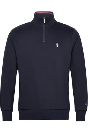 U.S. Polo Assn. Kurt Reg Hz Uspa M Sweat Tops Sweatshirts & Hoodies Sweatshirts Navy