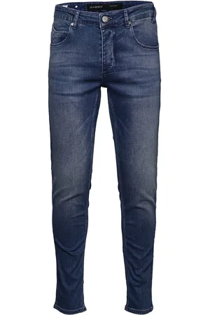 Gabba Rey K3866 Tencel  Jeans Bottoms Jeans Slim Blue