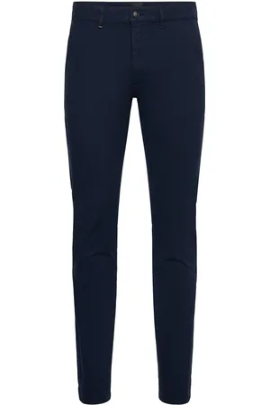 HUGO BOSS Chino_Slim Bottoms Trousers Chinos Navy