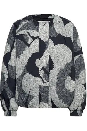 Marimekko Silmu Unikko Bomberjakke Black
