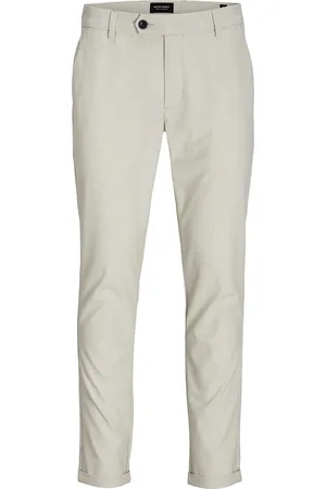 JACK & JONES Jpstmarco Jjconnor Akm Bottoms Trousers Formal Cream Jack & J S