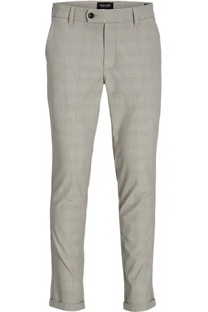 JACK & JONES Jpstmarco Jjconnor Akm Bottoms Trousers Formal Grey Jack & J S