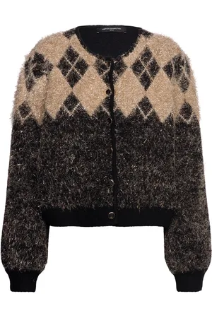 French Connection Mavis Ls Cardigan Tops Knitwear Cardigans Black
