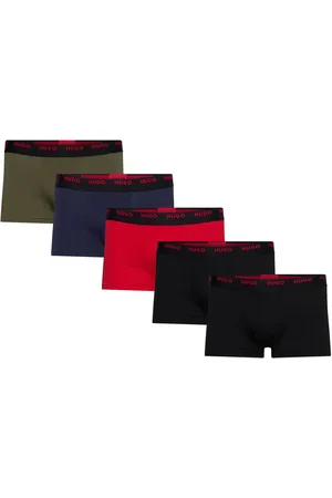 HUGO BOSS Trunk Five Pack Designers Boxers Black