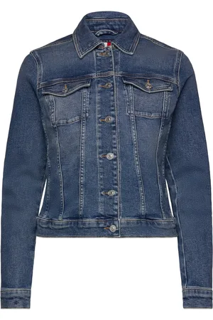 Tommy Hilfiger Vivianne Skn Jacket Ai1232 Jakke Denimjakke Blue