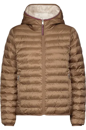 Tommy Hilfiger Reversible Lw Padded Jacket Foret Jakke Beige