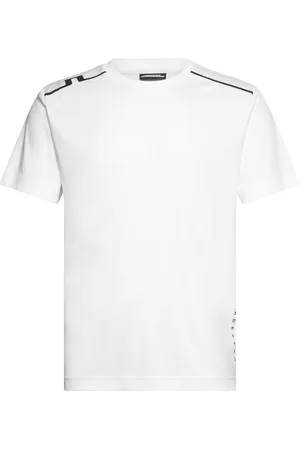 J Lindeberg Lio T-Shirt Sport Men Men Sports Clothes Sport Tops Sport T-Skjorte White