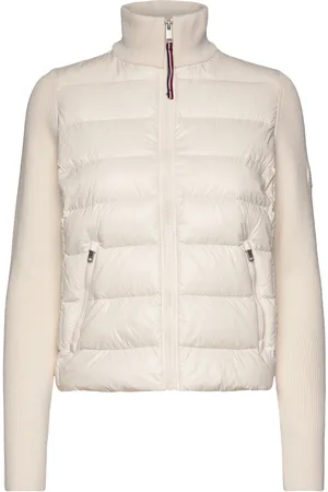 Tommy Hilfiger Lw Down Feminine Gloss Knit Jkt Foret Jakke Cream