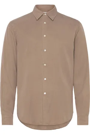 Hope Air Clean Shirt Clay Beige Tops Shirts Casual Brown