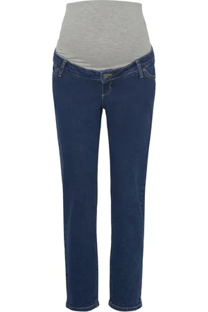 Mama;licious Mlolivia Db Regular Ankle Jeans Bottoms Jeans Straight-regular Blue