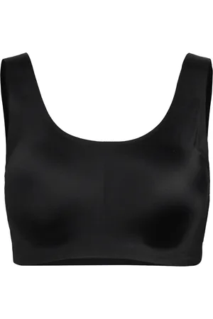 Lindex Bra Svea U Neck Top Lingerie Bras & Tops Soft Bras Tank Top Bras Black