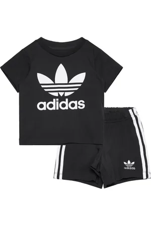 adidas Short Tee Set Sets Sets With Short-sleeved T-shirt Black