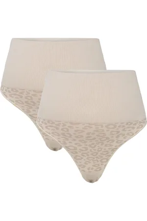 Mama;licious Mlshelby G-String 2-P A. G-streng Undertøj Beige