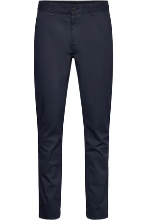 HUGO BOSS Chino_Slim Bottoms Trousers Chinos Navy